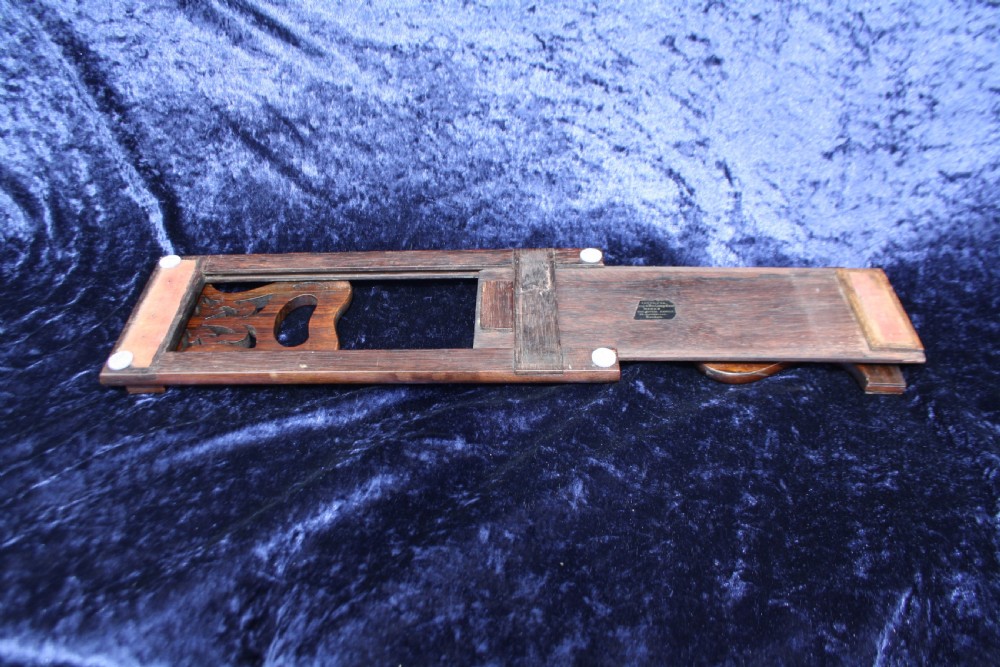 19th-century rosewood book slide View V