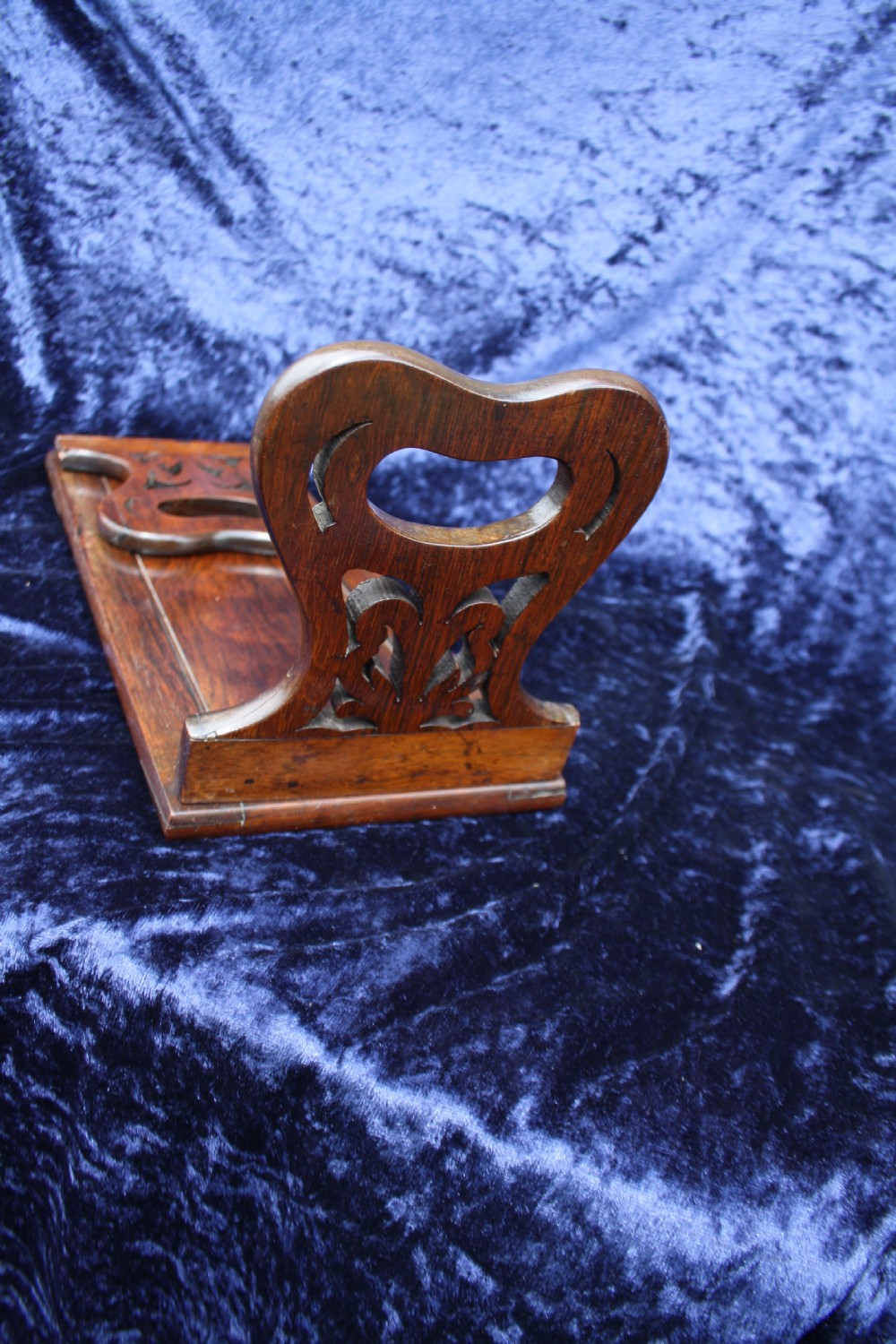 19th-century rosewood book slide View VI