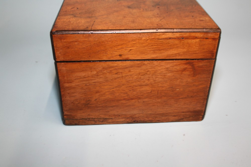 Late 19th century jewellery box with fitted interior. View II