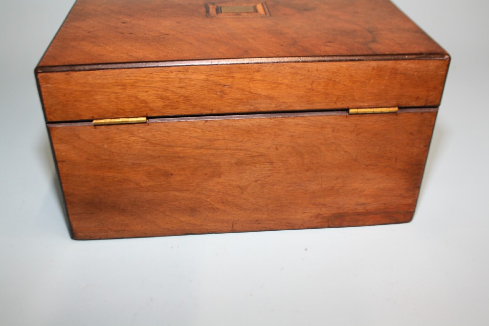 Late 19th century jewellery box with fitted interior. View III