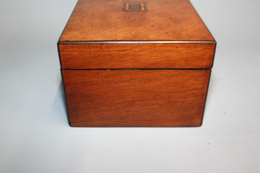 Late 19th century jewellery box with fitted interior. View IV