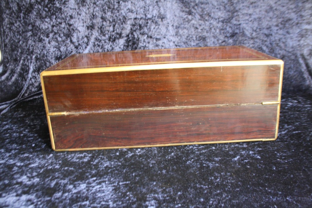 Late 19th century large writing slope in rosewood View IV