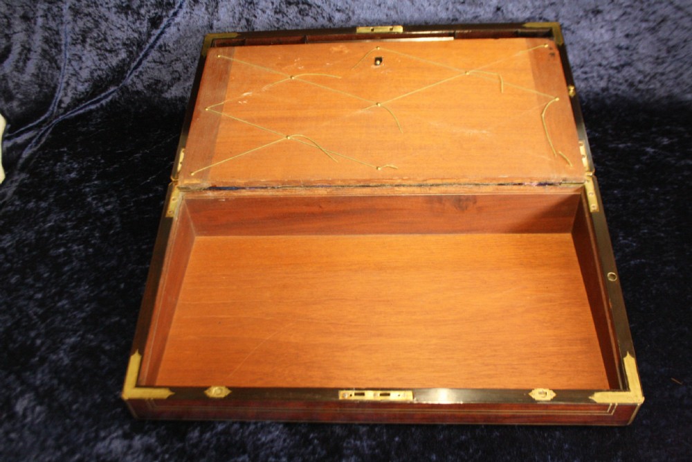 Late 19th century large writing slope in rosewood View X