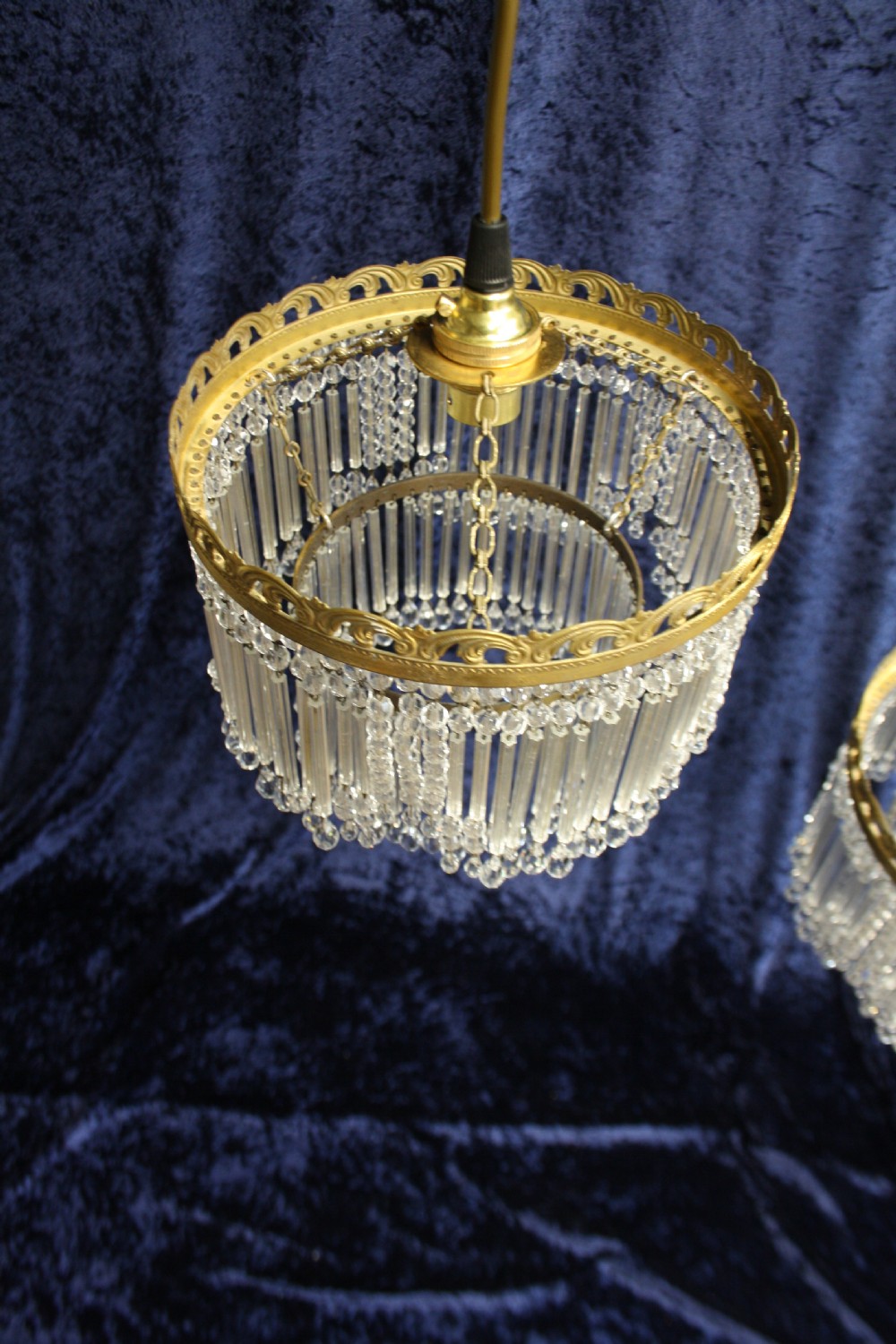 Pair of unusual early 20th century chandeliers View IV