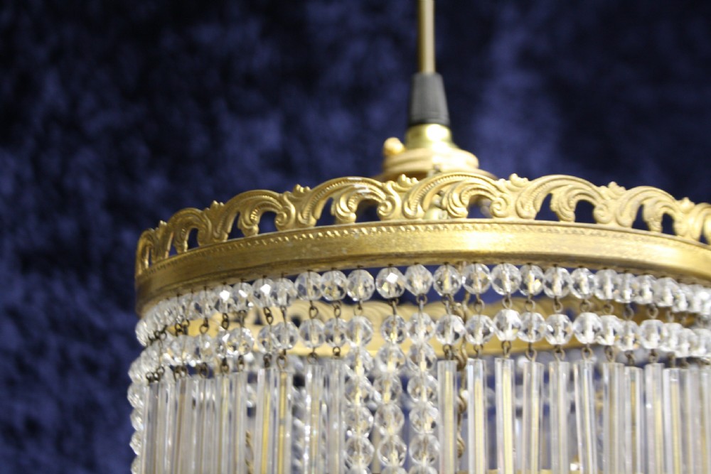 Pair of unusual early 20th century chandeliers View V