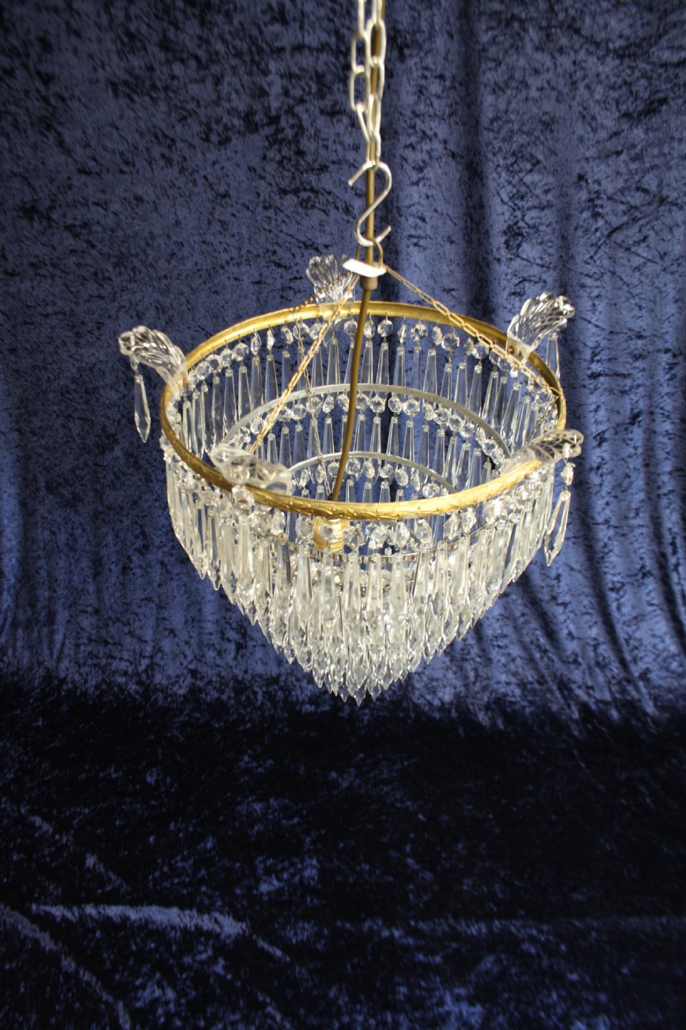 Early 20th century Large spike chandelier  View II