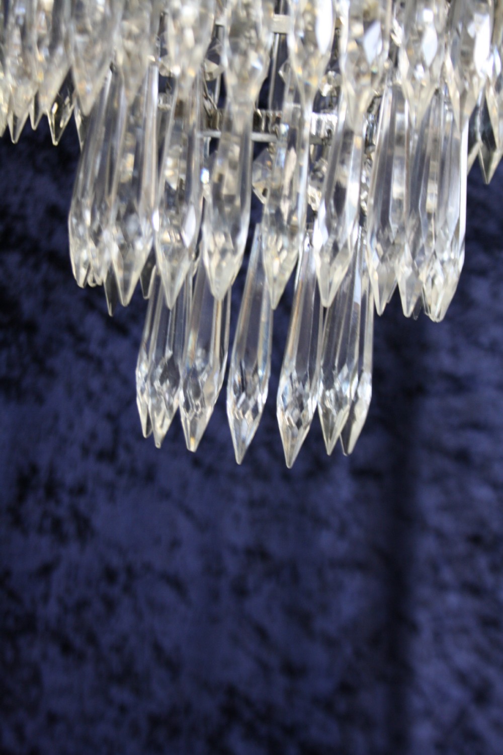 Early 20th century Large spike chandelier  View VIII