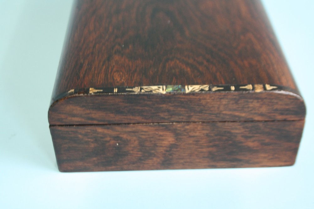 Rosewood antique card compendium / games box  View IV