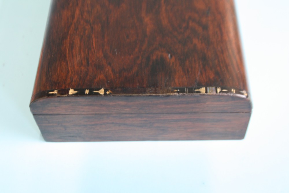 Rosewood antique card compendium / games box  View VI