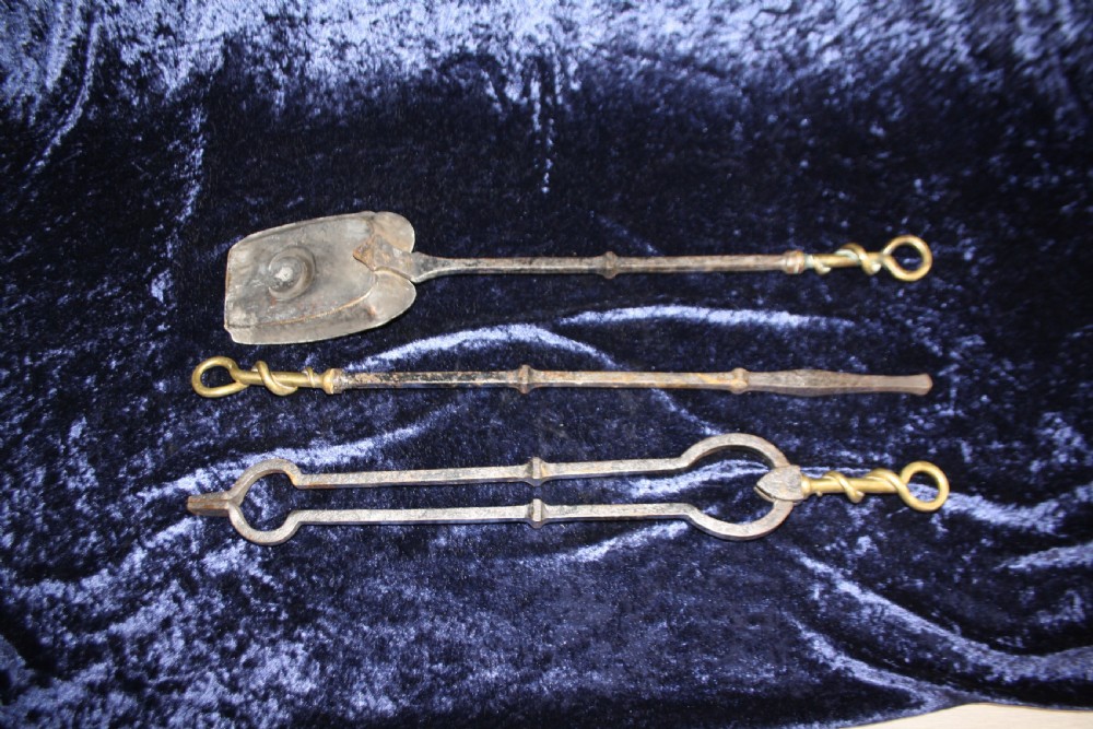 Set of arts and crafts fire tools View II