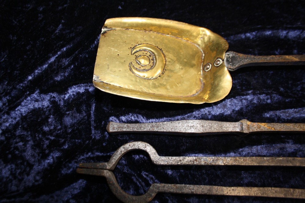 Set of arts and crafts fire tools View III