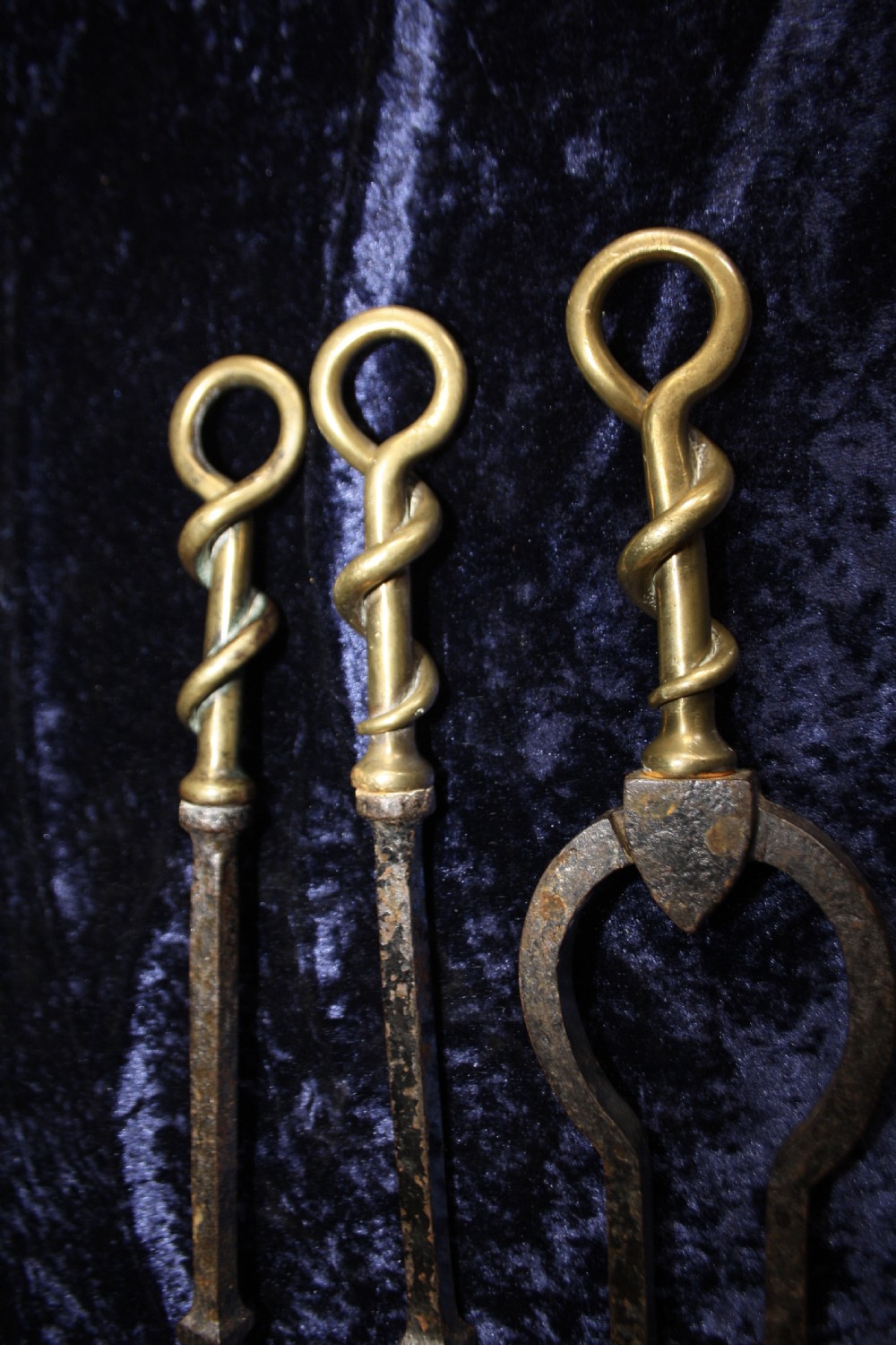 Set of arts and crafts fire tools View V
