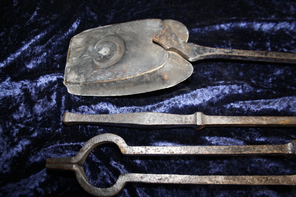 Set of arts and crafts fire tools View VI