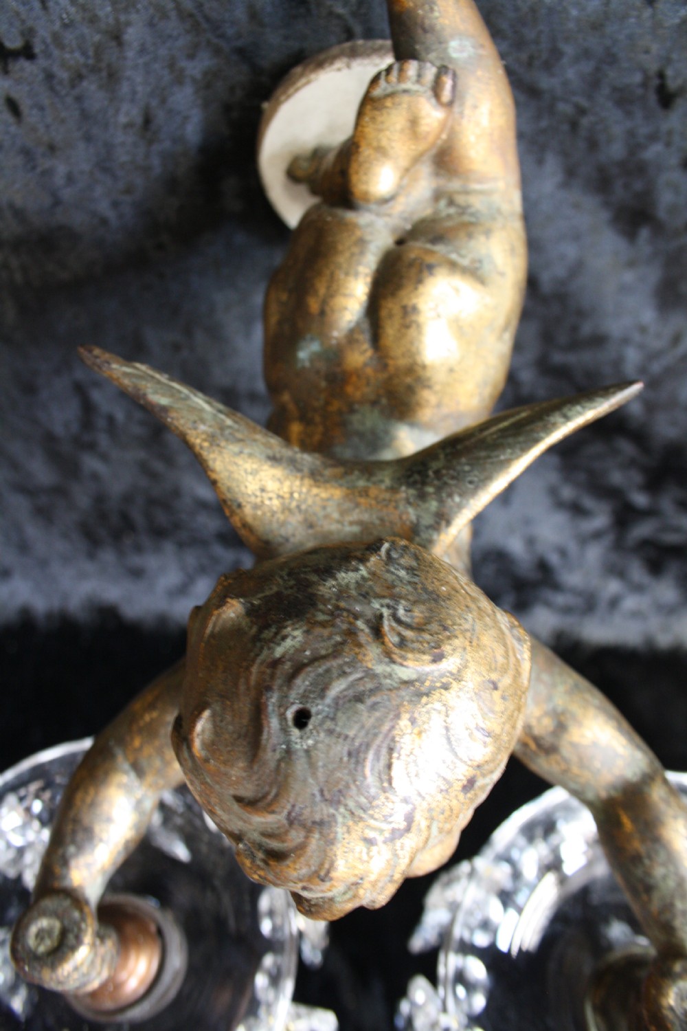 
Early 20th century pair of cherub wall lights View VI