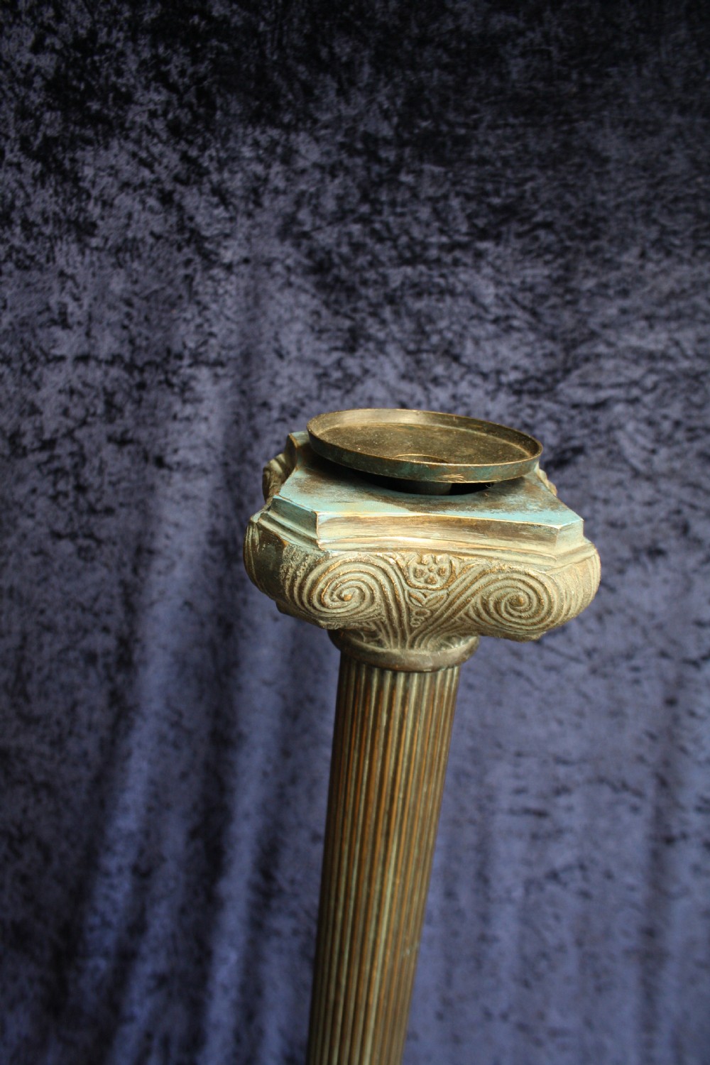 Early 20th century large pair of candlesticks View IV