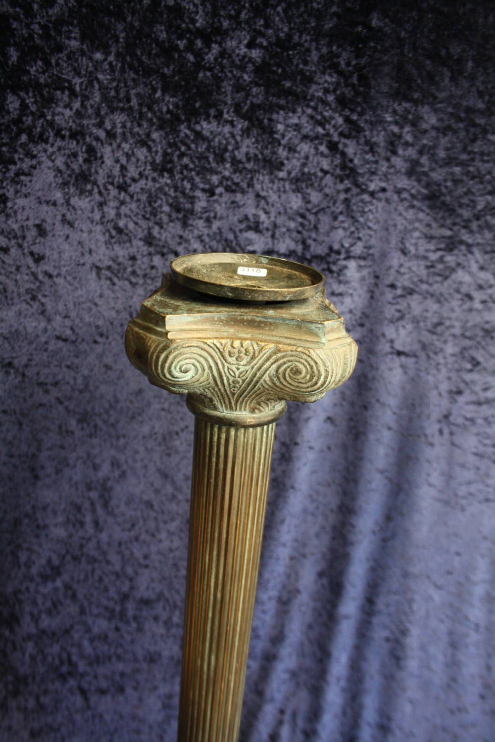 Early 20th century large pair of candlesticks View V