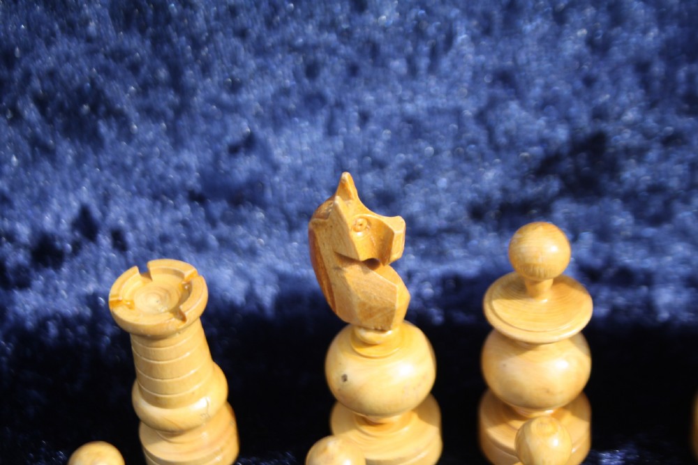 Early 20th century chess set View VI