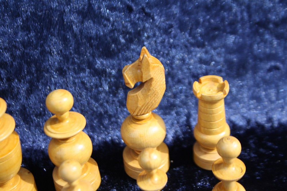 Early 20th century chess set View VIII