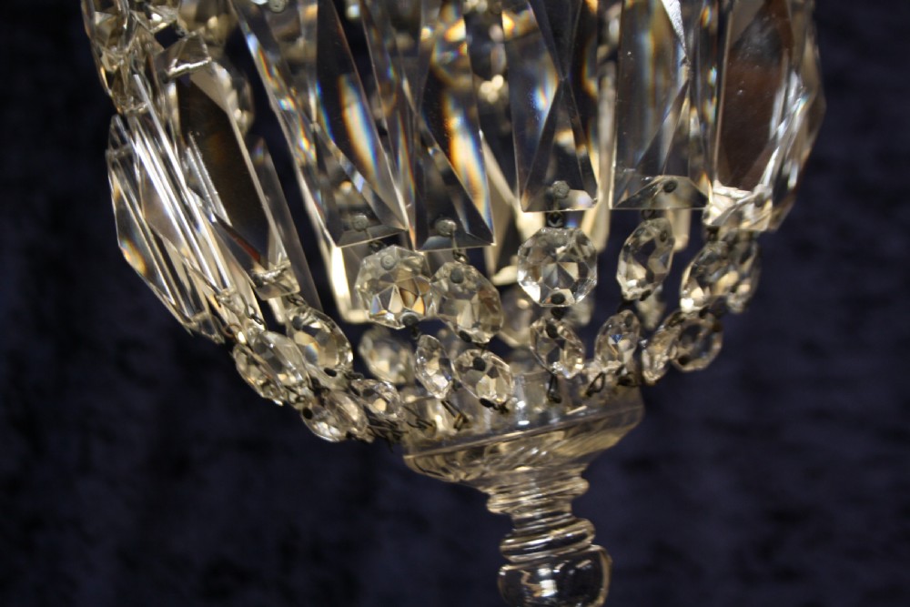 Early 20th century dome top chandelier View III