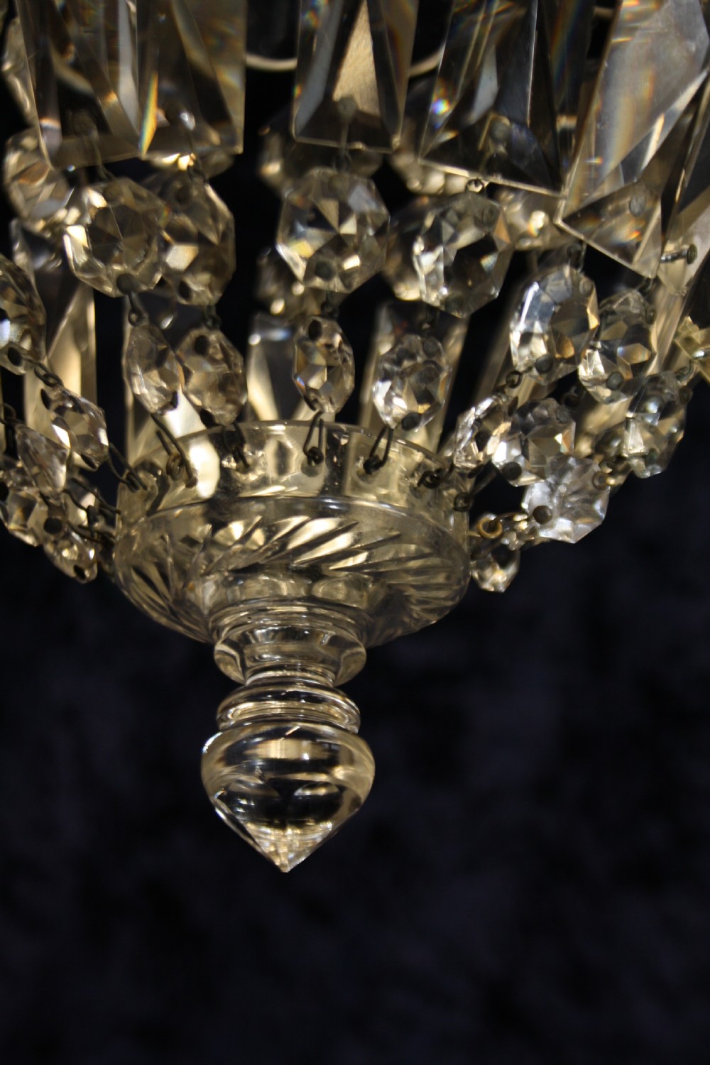 Early 20th century dome top chandelier View V