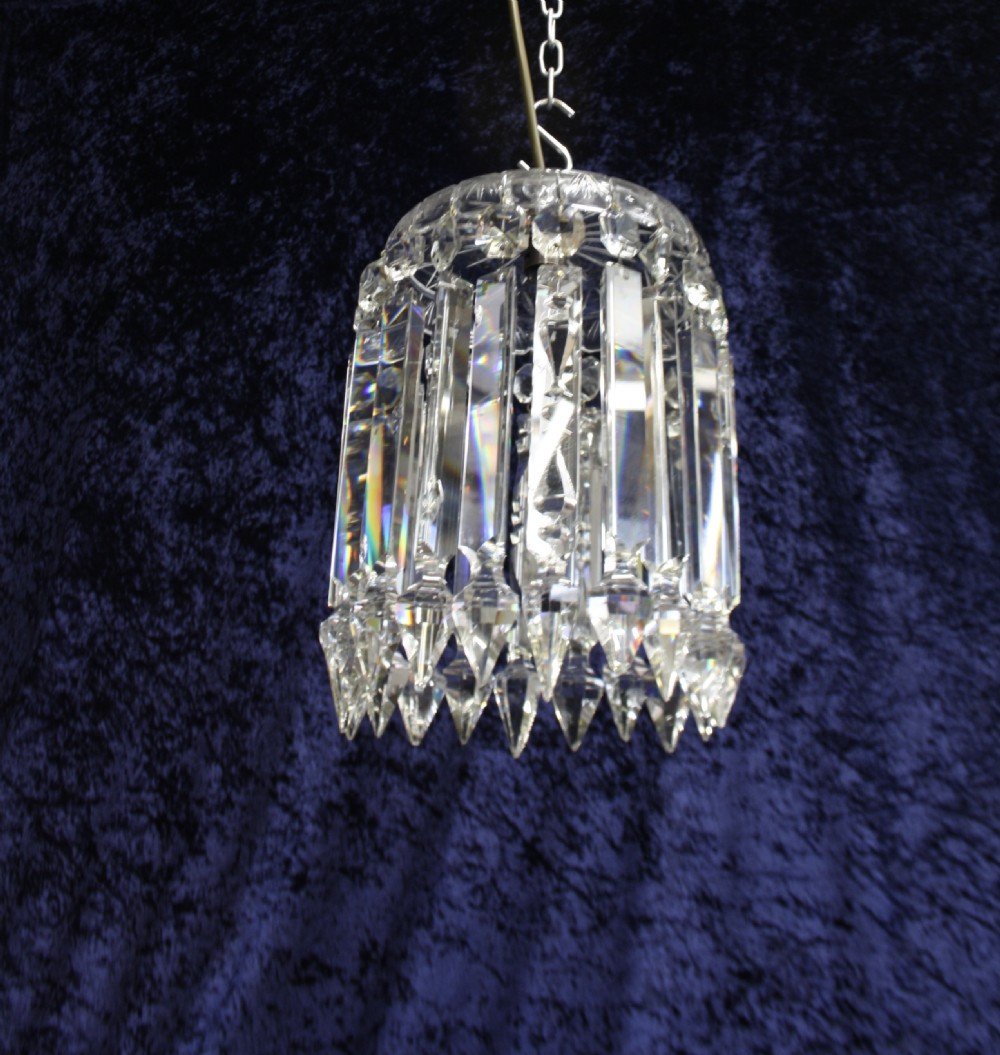 Early 20th century lustre chandelier View II