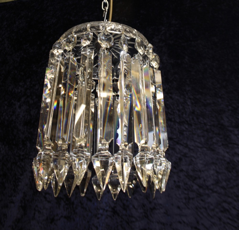 Early 20th century lustre chandelier View IX