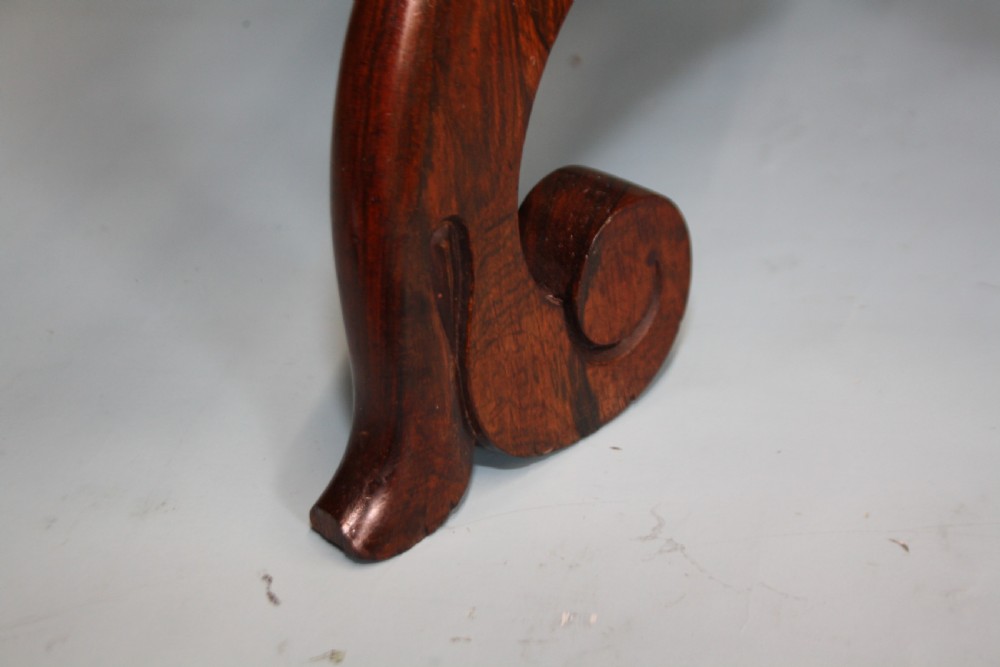 William IV rosewood stool, unusual design View V