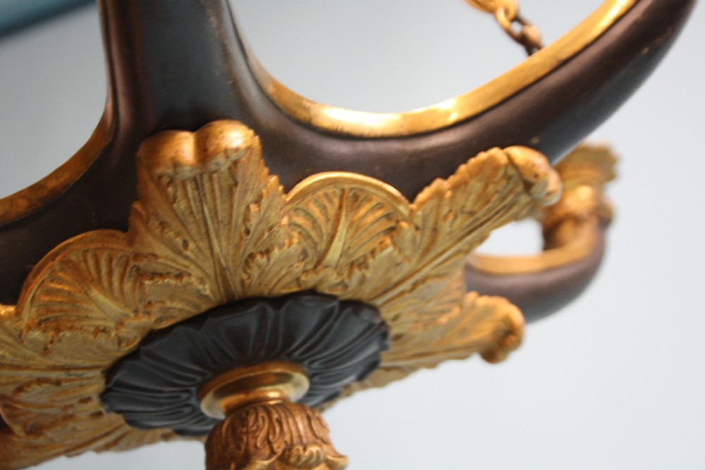 Early 20th century French Empire chandelier View VI