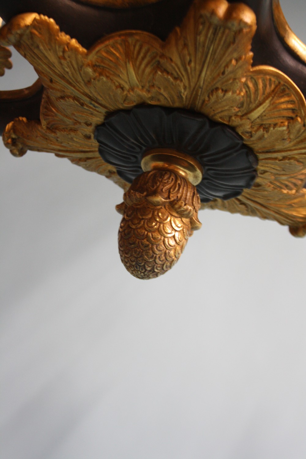 Early 20th century French Empire chandelier View VII