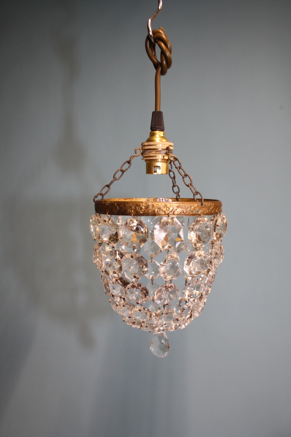 Pair of small early 20th century bag chandeliers View VIII