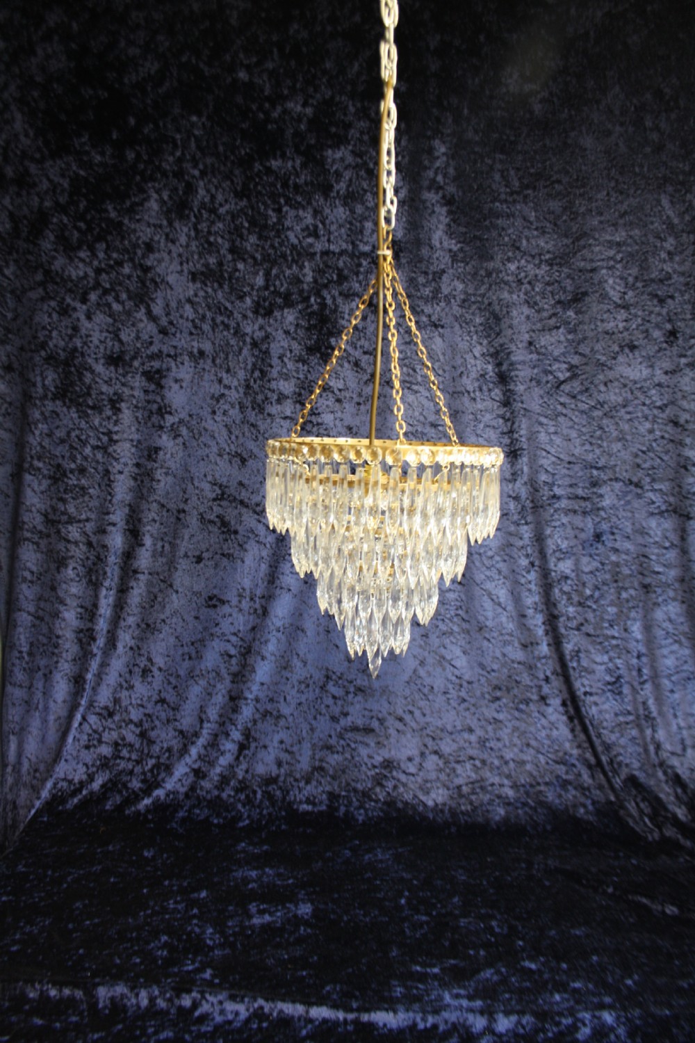 Early 20th century spike chandelier