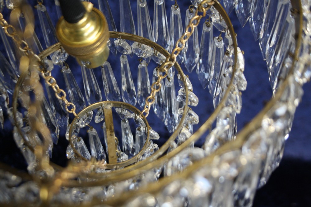 Early 20th century spike chandelier View II