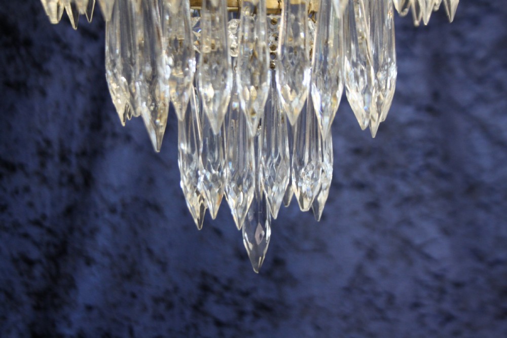 Early 20th century spike chandelier View IV
