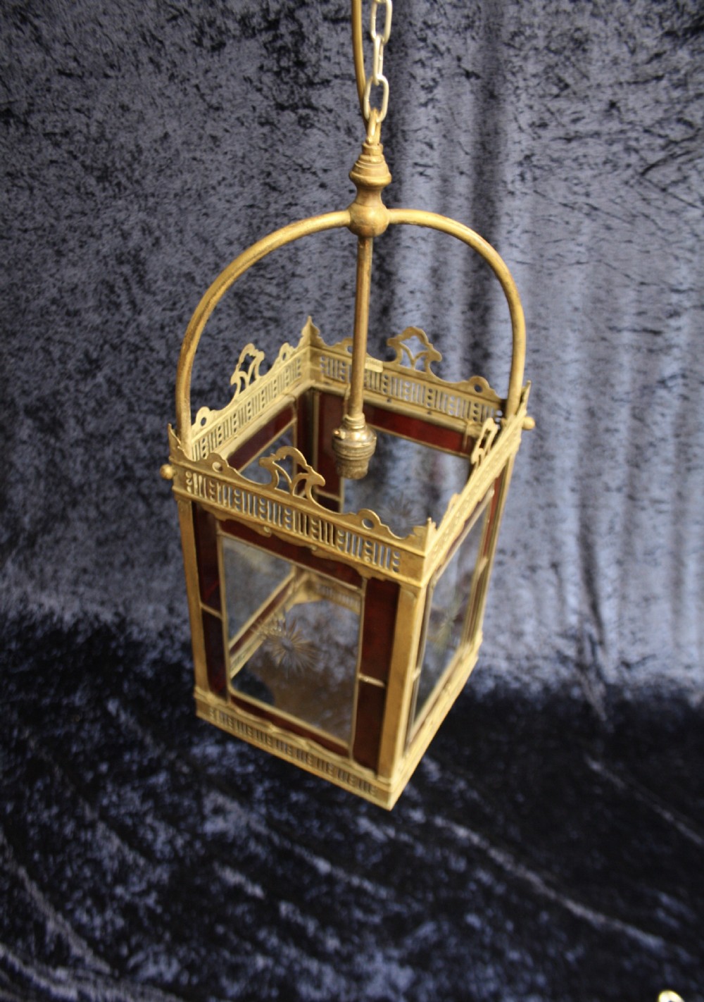 Edwardian hall lantern  View XII