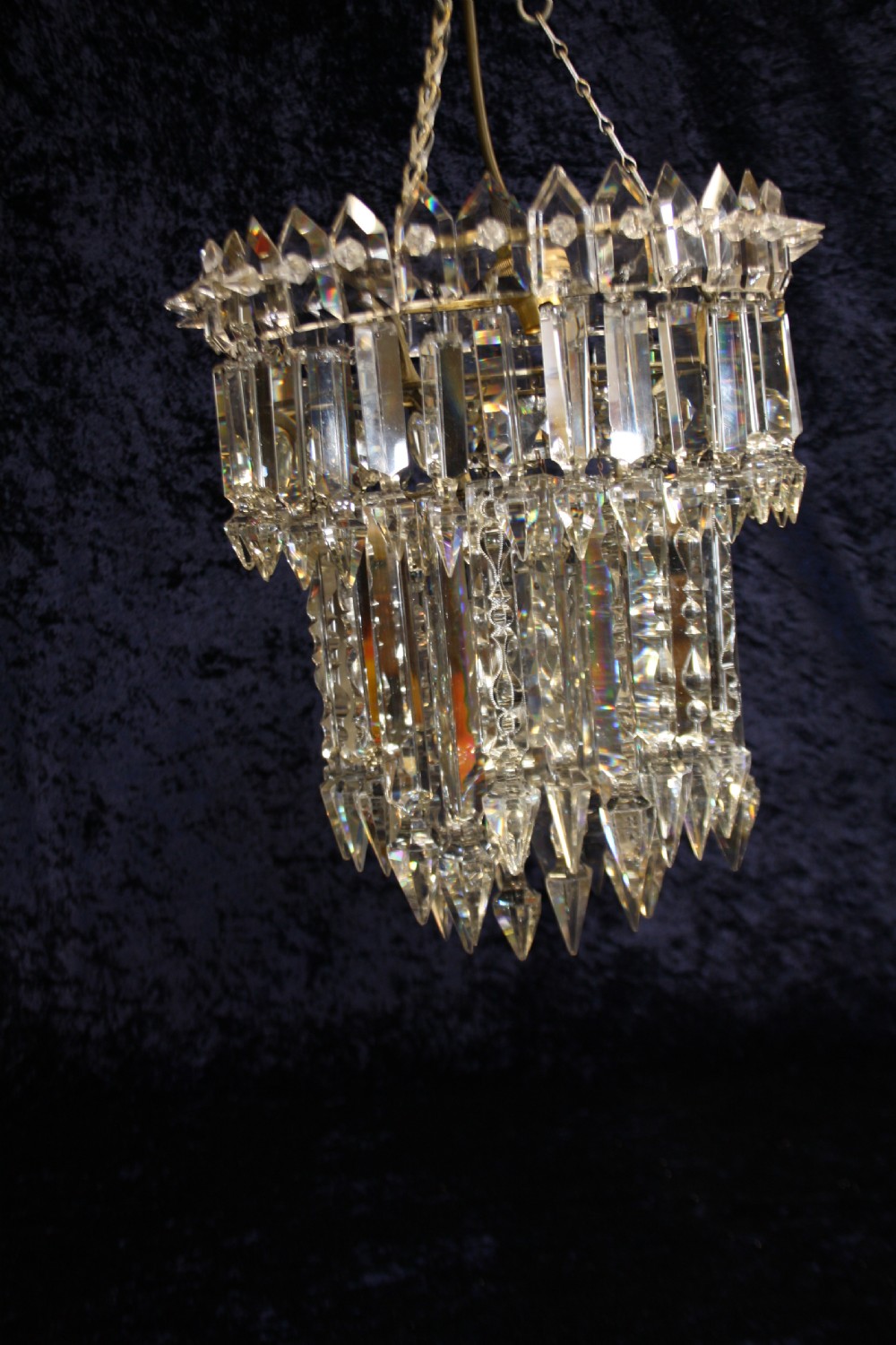 Early 20th century lustre chandelier View III