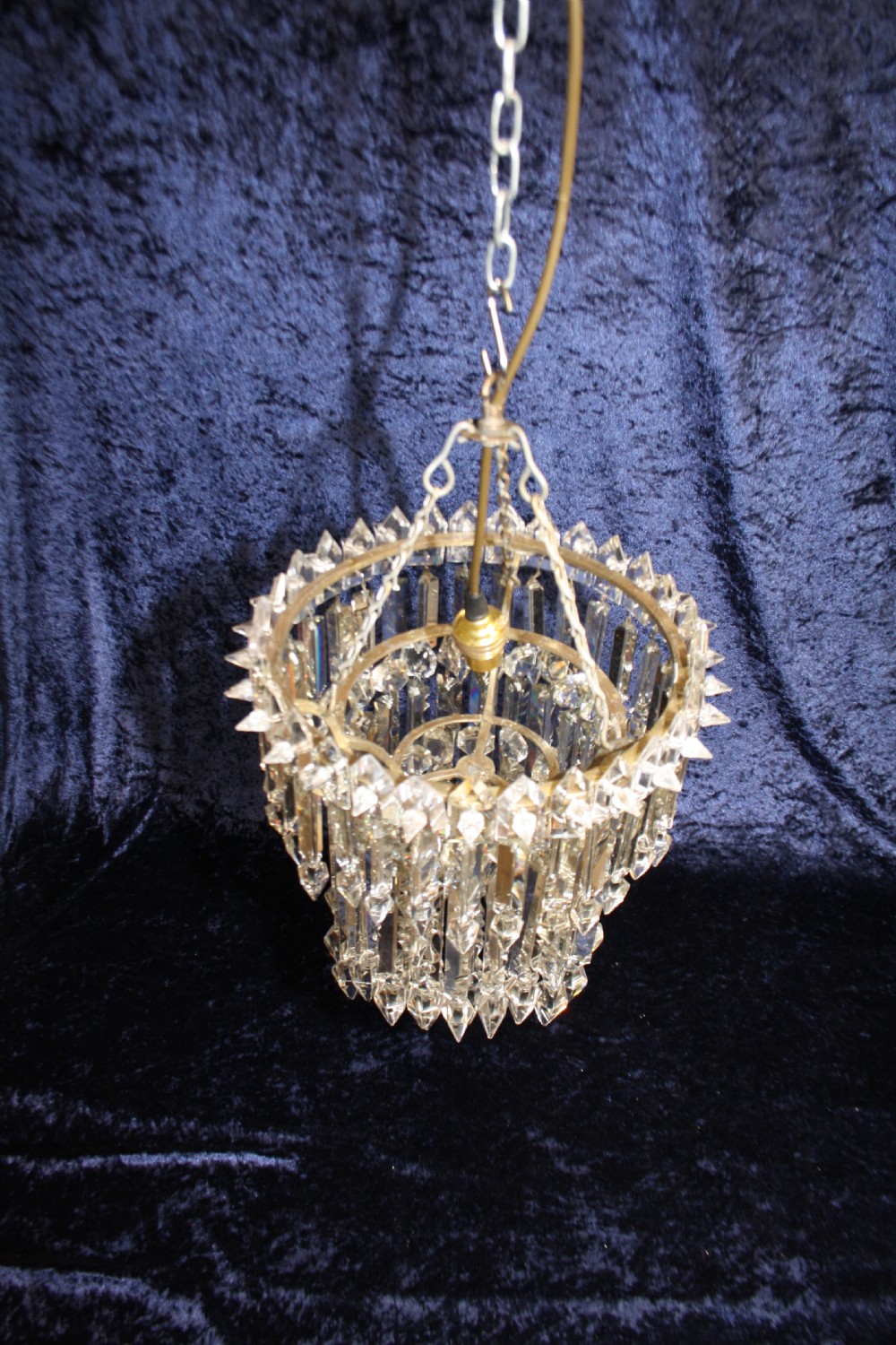 Early 20th century lustre chandelier View XII