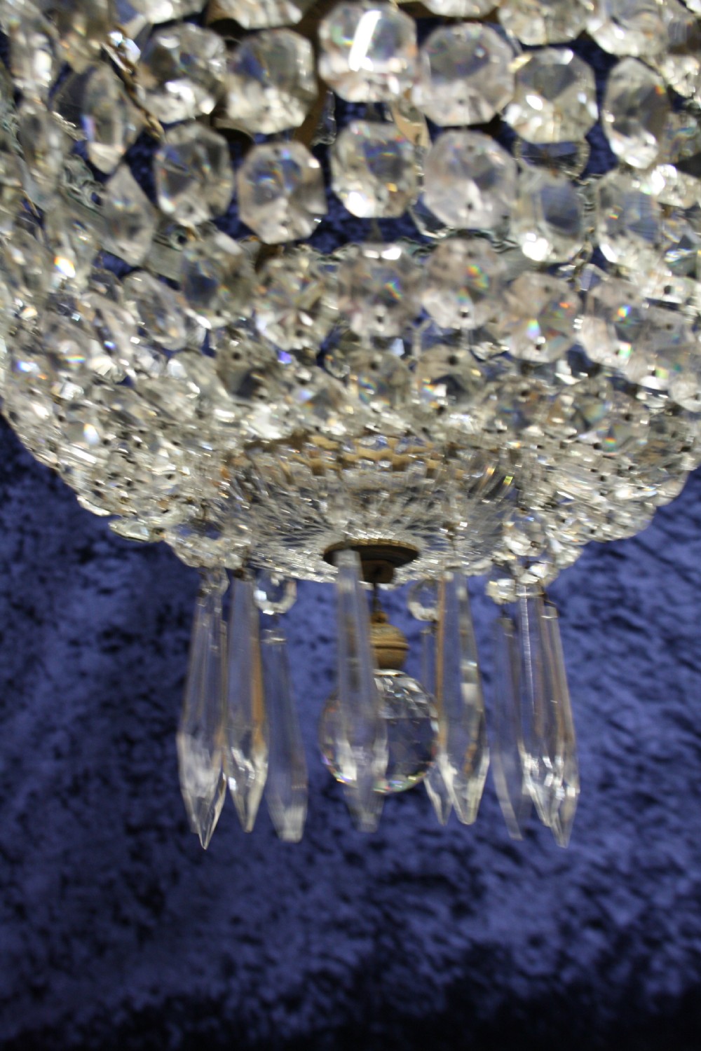 Early 20th century lustre chandelier with bag View VI