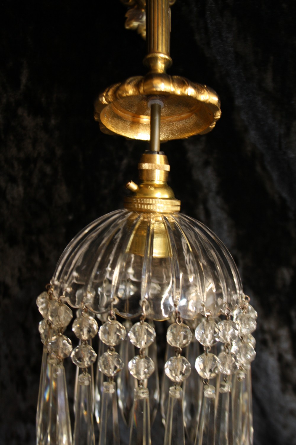 Pair of late 19th century lion and spike wall lights  View IX