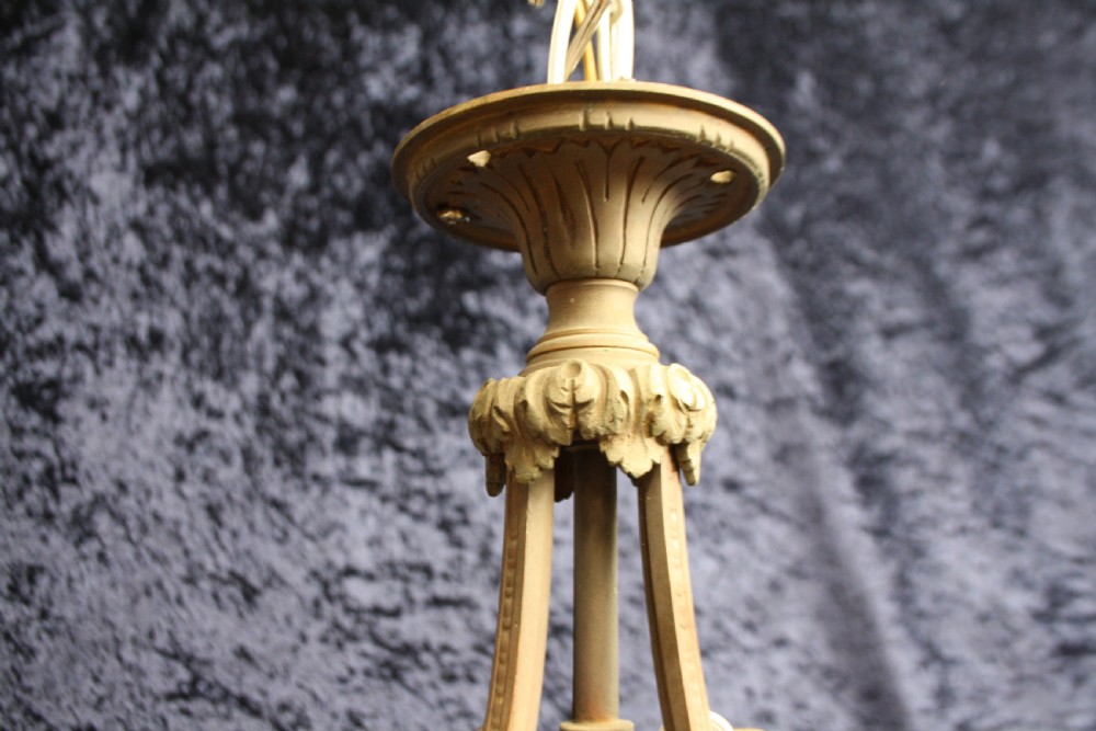 Early 20th century French bead chandelier View V