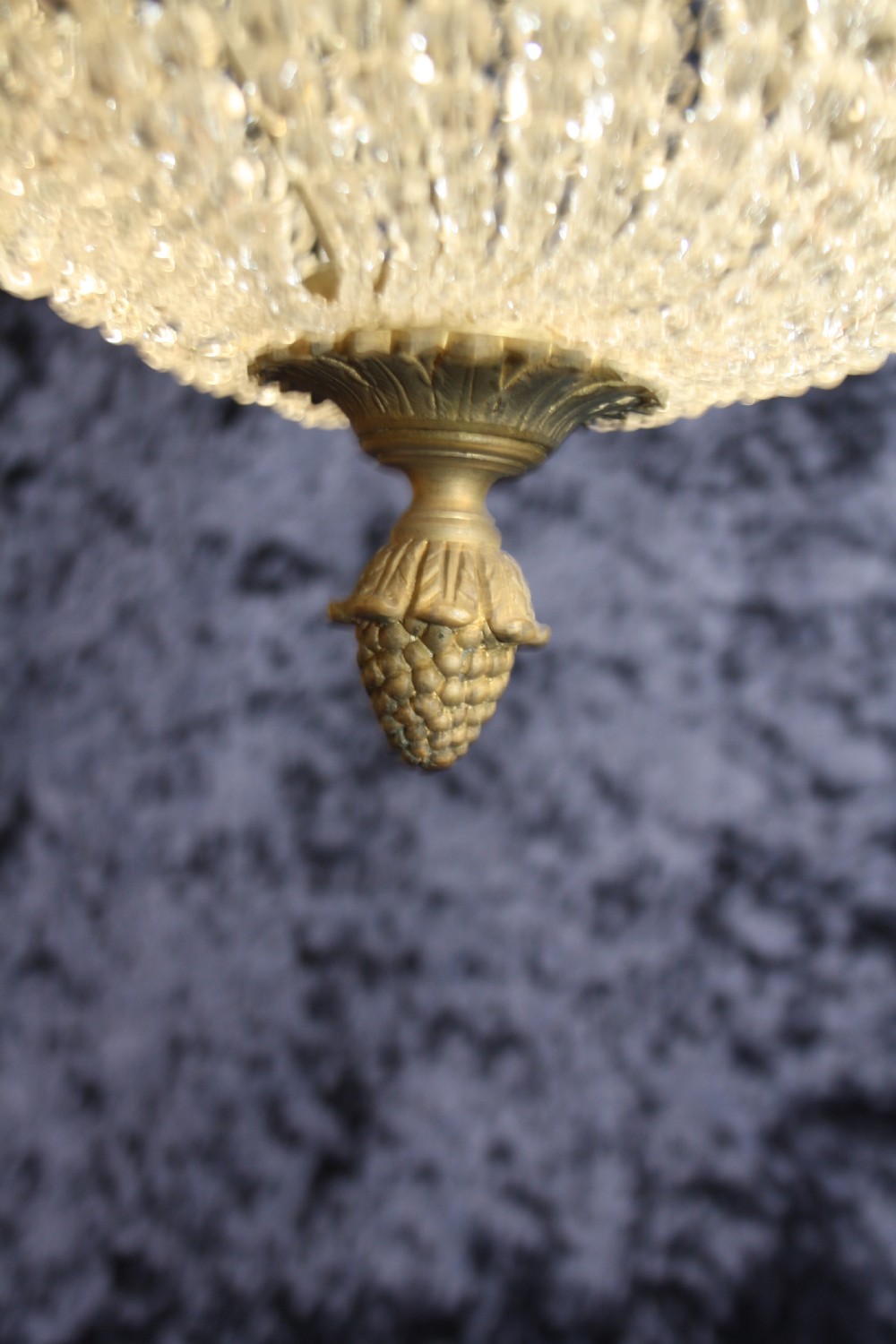 Early 20th century French bead chandelier View VIII
