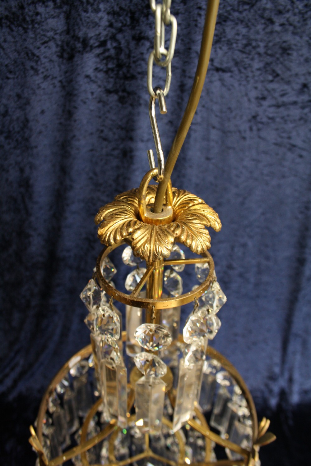 Early 20th century prism chandelier View VIII