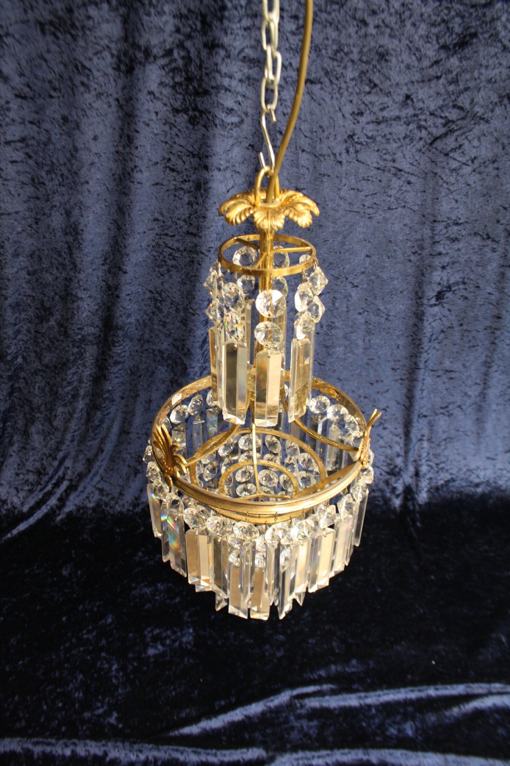 Early 20th century prism chandelier View IX