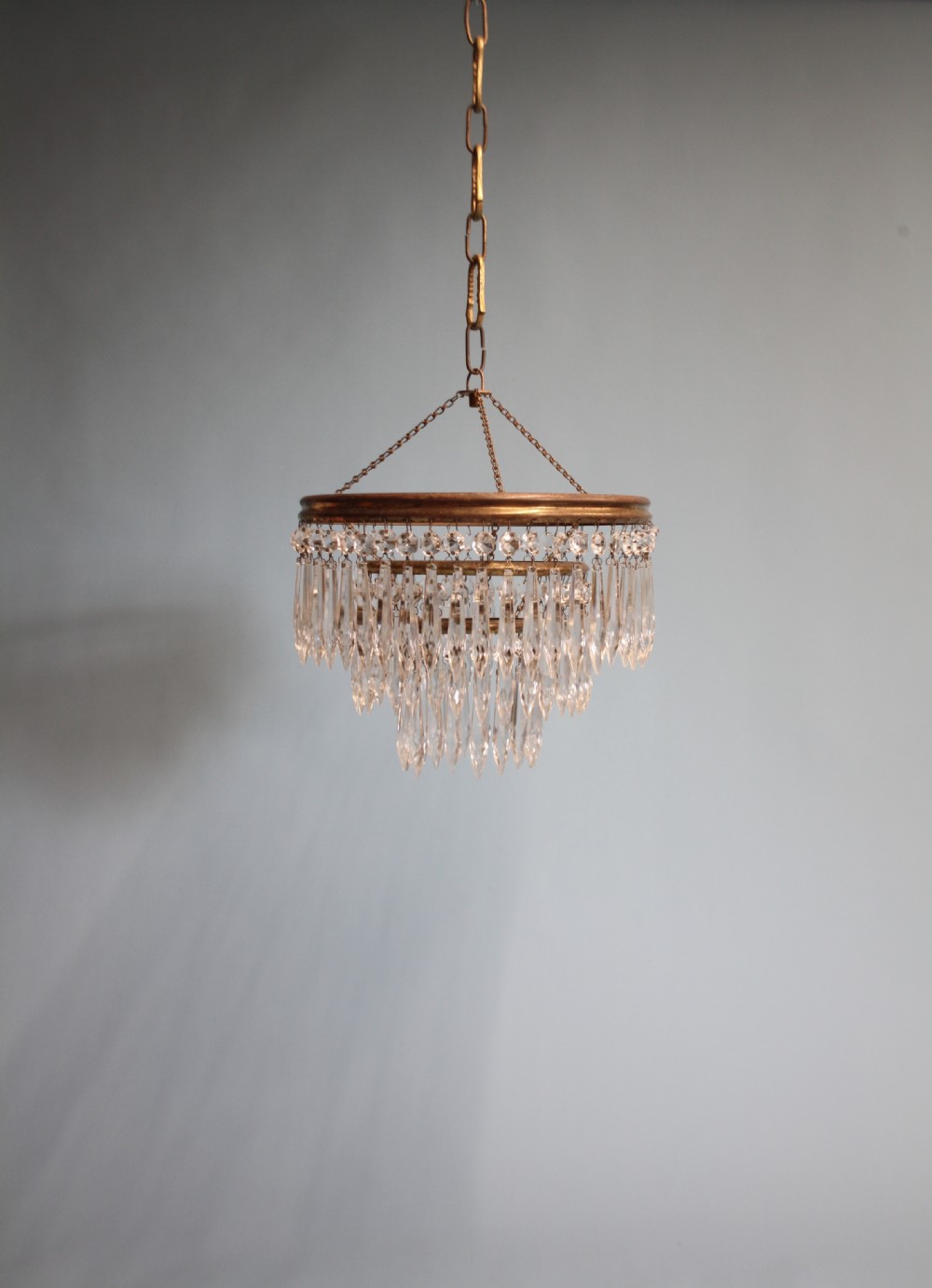 Early 20th century spike chandelier 