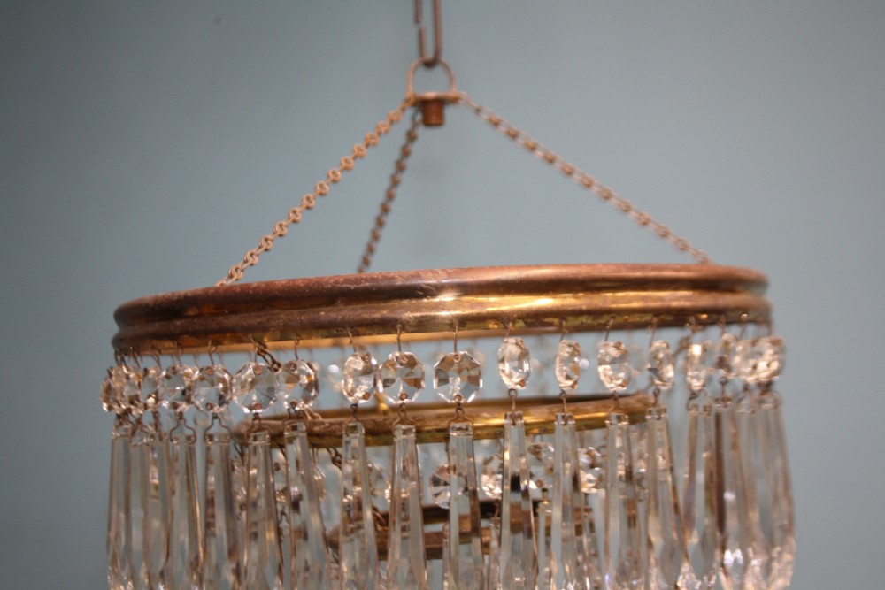 Early 20th century spike chandelier  View II