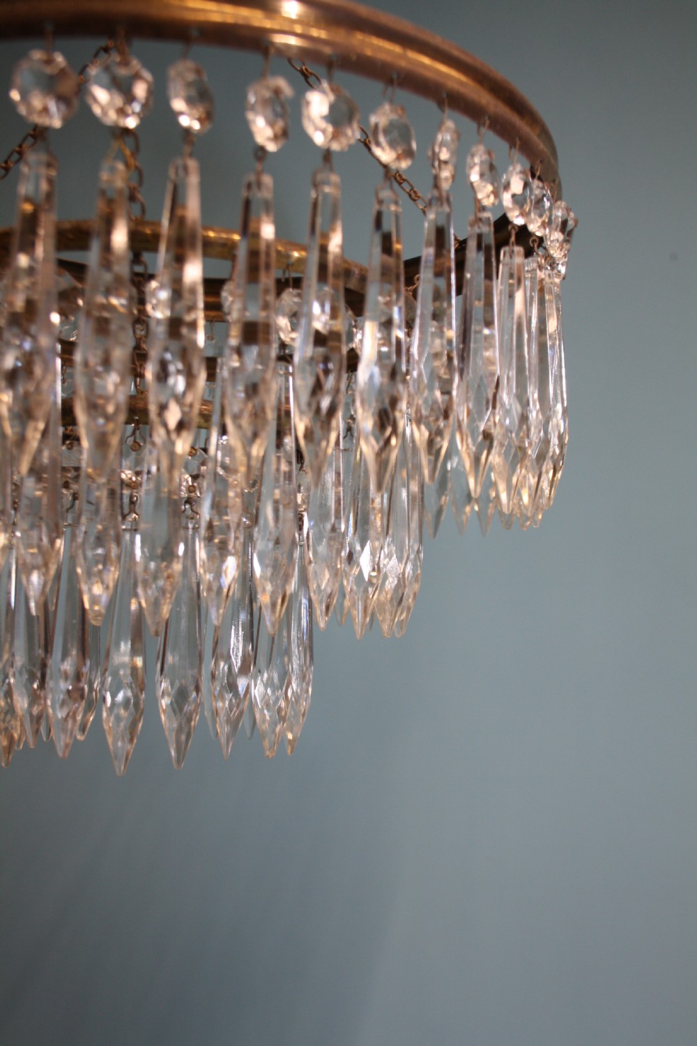 Early 20th century spike chandelier  View III