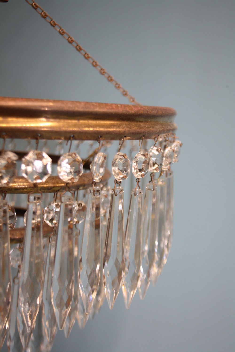 Early 20th century spike chandelier  View IV