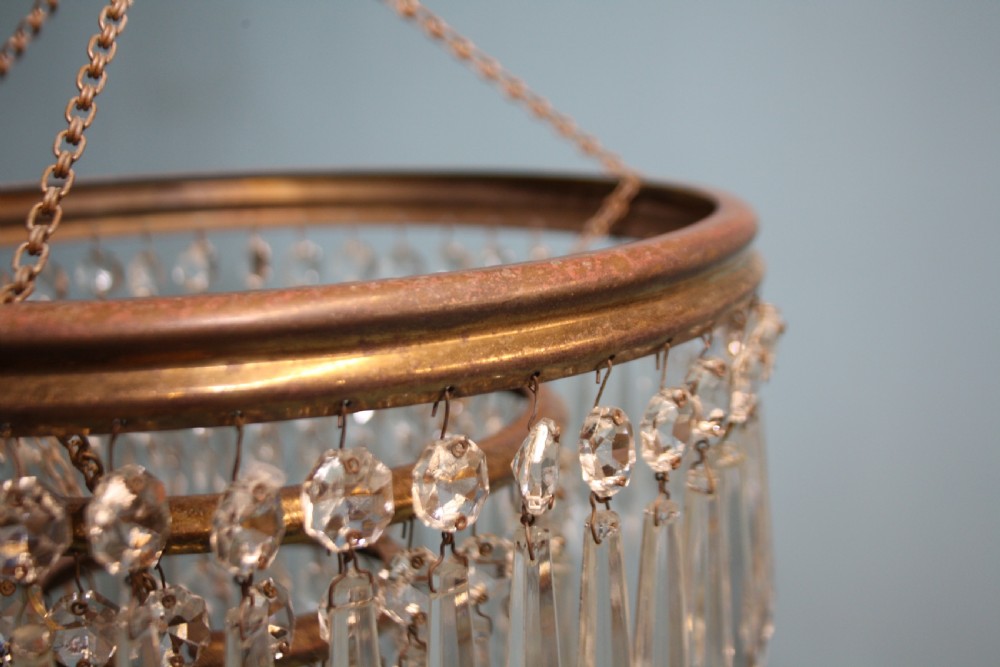 Early 20th century spike chandelier  View V