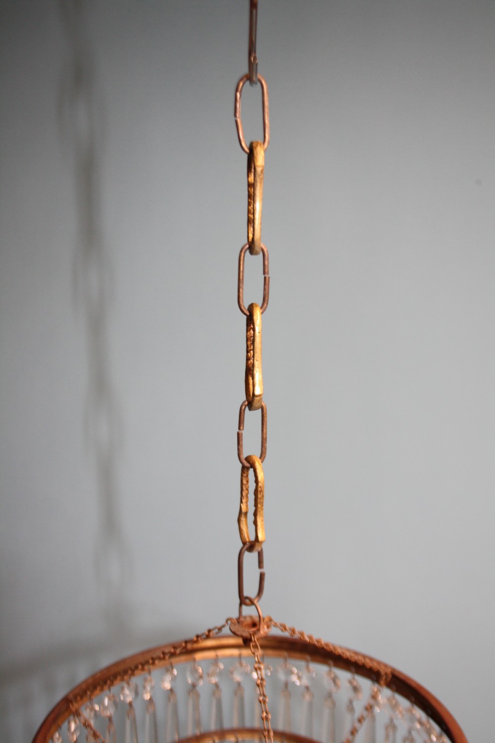 Early 20th century spike chandelier  View VI