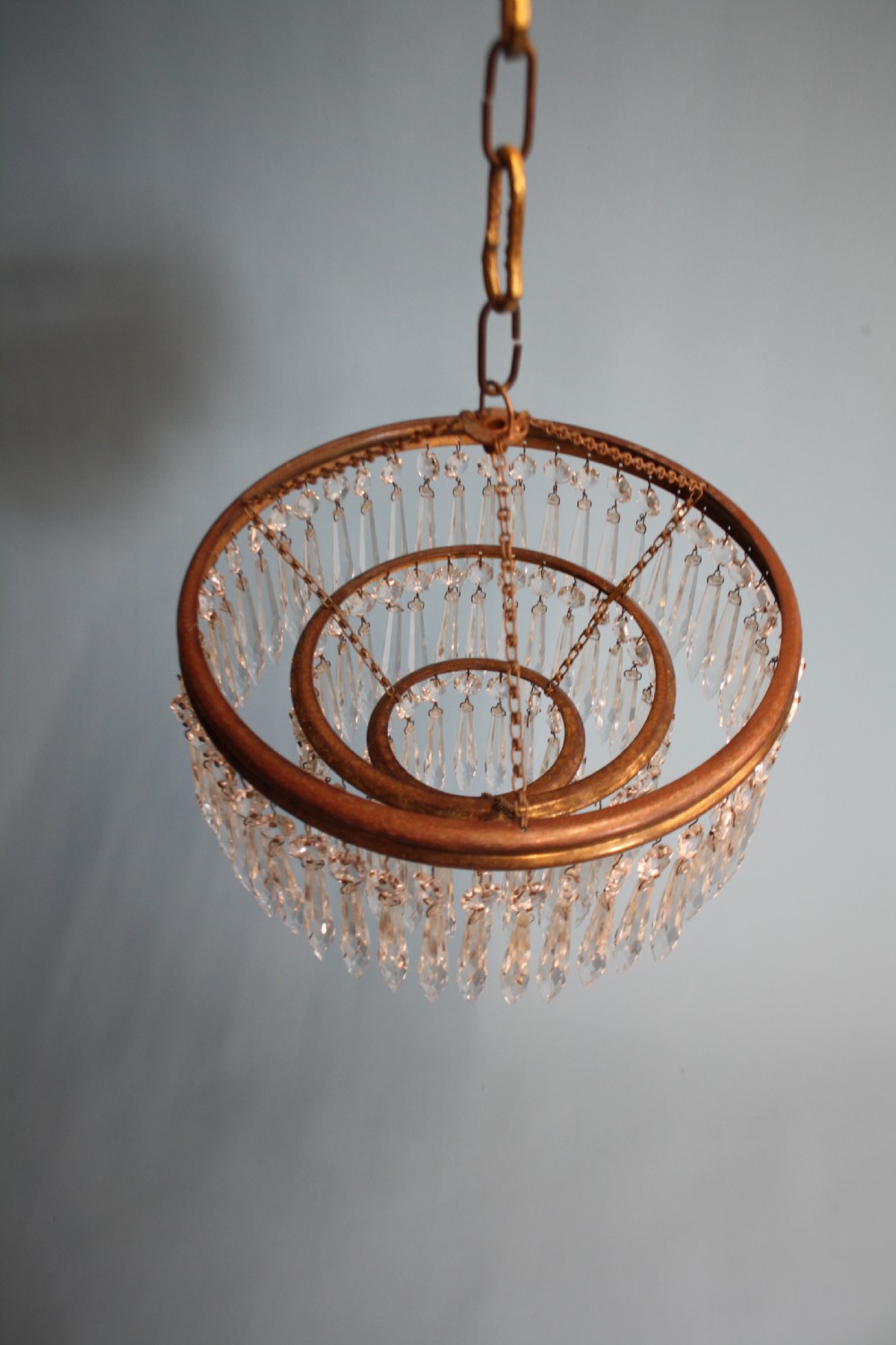 Early 20th century spike chandelier  View IX