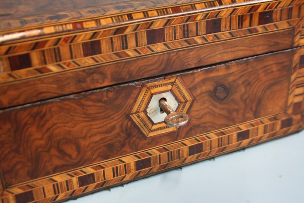 Tunbridge Ware Jewellery box in Walnut View III